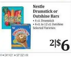 Rosauers Nestle Drumstick Or Outshine Bars offer