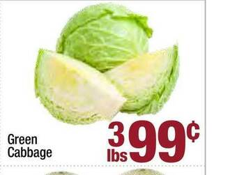 Super King Markets Green Cabbage offer