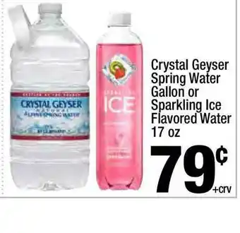 Super King Markets Crystal Geyser Spring Water Gallon Or Sparkling Ice Flavored Water offer