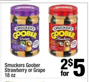 Super King Markets Smuckers Goober Strawberry Or Grape offer