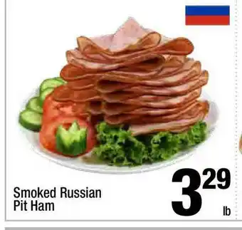 Super King Markets Smoked Russian Pit Ham offer