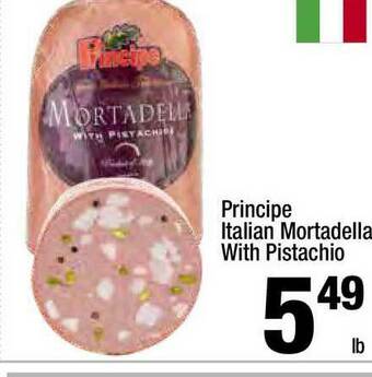 Super King Markets Principe Italian Mortadella With Pistachio offer