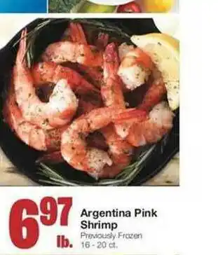 United Supermarkets Argentina Pink Shrimp offer
