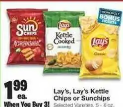 Lay's, Lay's Kettle Chips Or Sunchips