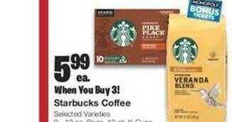 United Supermarkets Starbucks Coffee offer