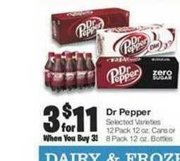 United Supermarkets Dr Pepper offer