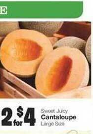 United Supermarkets Cantaloupe offer