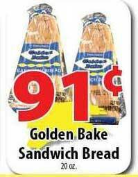 Wholesale Food Outlet Golden Bake Sandwich Bread offer