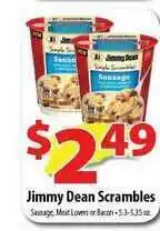 Wholesale Food Outlet Jimmy Dean Scrambles offer