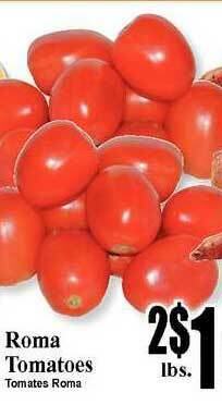 Baja Ranch Roma Tomatoes offer