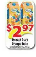 Donald Duck Orange Juice
