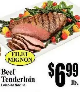 Baja Ranch Beef Tenderloin offer