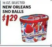 Breaux Mart New Orleans Sno Balls offer