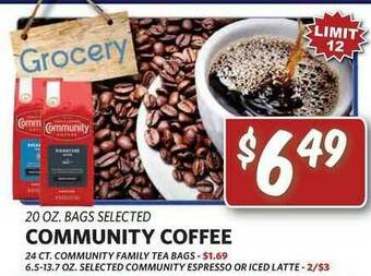 Breaux Mart Community Coffee offer