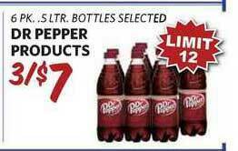 Breaux Mart Dr Pepper Products offer