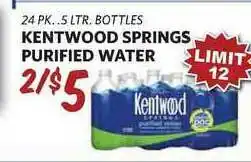 Breaux Mart Kentwood Springs Purifield Water offer