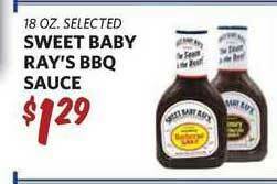 Breaux Mart Sweet Baby Ray's BBQ Sauce offer