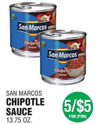 Carnicerias Jimenez San Marcos Chipotle Sauce offer