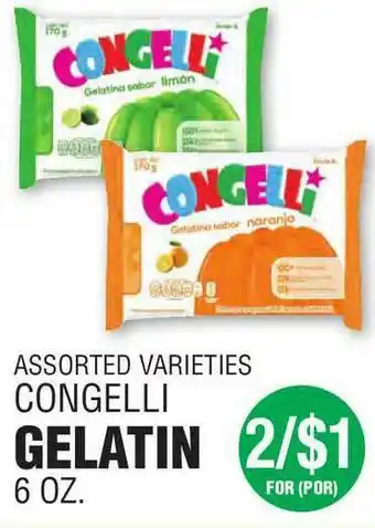Carnicerias Jimenez Assorted Varieties Congelli Gelatin offer