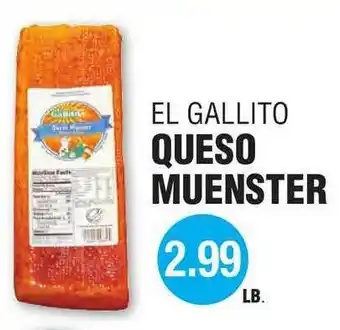 Carnicerias Jimenez El Gallito Queso Muenster offer