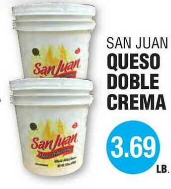 Carnicerias Jimenez San Juan Queso Doble Crema offer