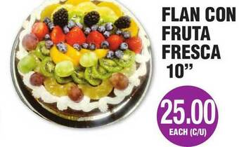 Carnicerias Jimenez Flan Con Fruta Fresca 10 offer