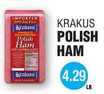Carnicerias Jimenez Krakus Polish Ham offer