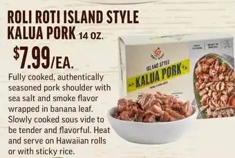 Central Market Roli Roti Island Style Kalua Pork offer