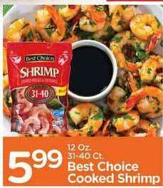 Edwards Food Giant Best Choice Cooked Shrimp offer