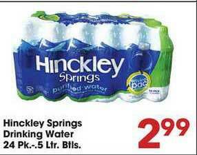 Fairplay Hinckley Springs Drinking Water offer