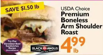 Festival Foods USDA Premium Boneless Arm Shoulder Roast offer