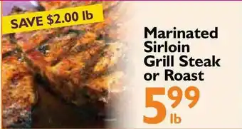 Festival Foods Marinated Sirloin Grill Steak Or Roast offer