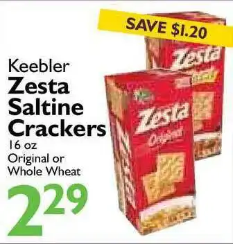Festival Foods Keebler Zesta Saltine Crackers offer