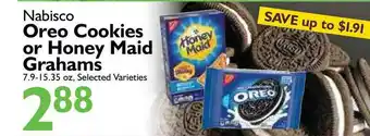 Nabisco Oreo Cookies Or Honey Maid Grahams
