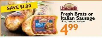 Festival Foods Fresh Brats Or Italian Sausage offer