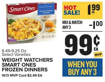 Food Lion Weight Watchers Smart Ones Frozen Dinners offer