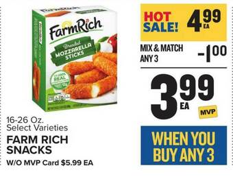 Food Lion Farm Rich Snacks offer