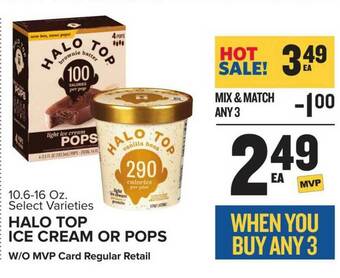 Food Lion Halo Top Ice Cream Or Pops offer