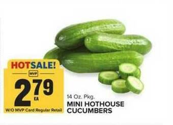 Food Lion Mini Hothouse Cucumbers offer