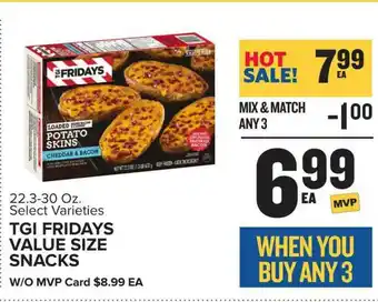 Food Lion TGI Fridays Value Size Snacks offer