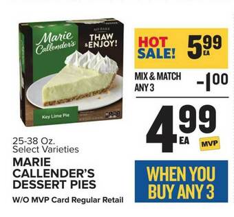 Food Lion Marie Callender's Dessert Pies offer