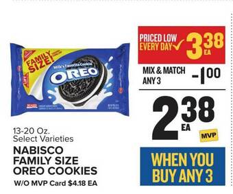 Food Lion Nabisco Family Size Oreo Cookies offer