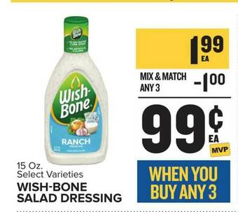Food Lion Wish-Bone Salad Dressing offer