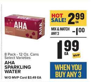 Food Lion AHA Sparkling Water offer