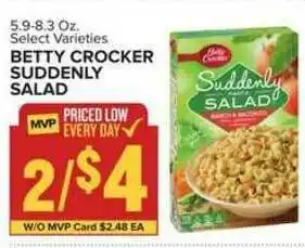 Food Lion Betty Crocker Suddently Salad offer