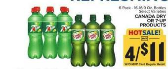 Food Lion Canada Dry Or 7-Up Products offer