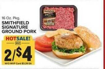 Food Lion Smithfield Signature Ground Pork offer