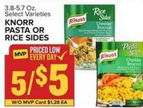 Food Lion Knorr Pasta Or Rice Sides offer