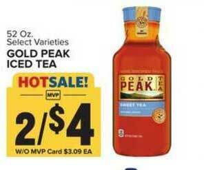 Food Lion Gold Peak Iced Tea offer