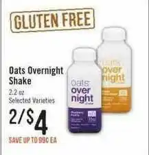 Haggen Food Oats Overnight Shake offer